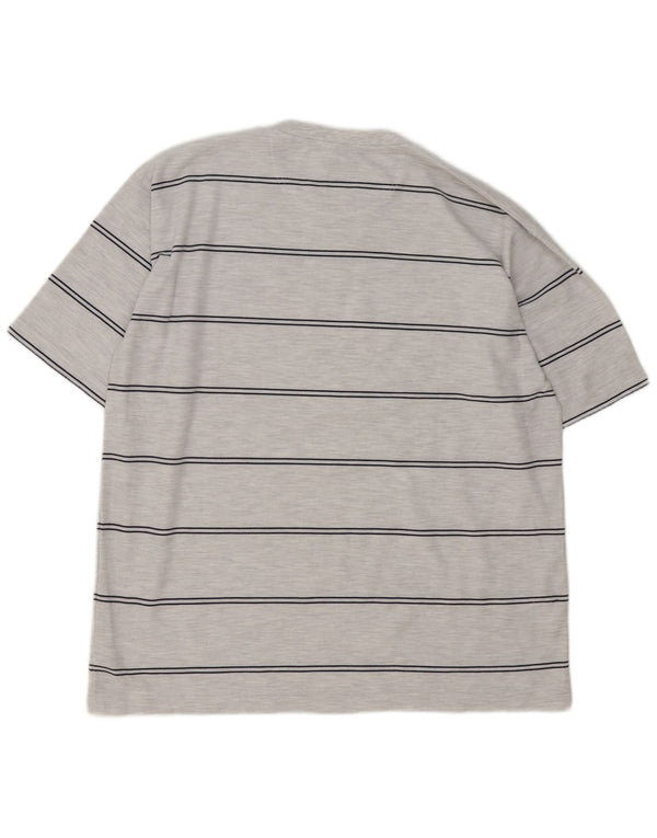 Umbro Camiseta Hombre Top XL Poliéster Rayas Gris