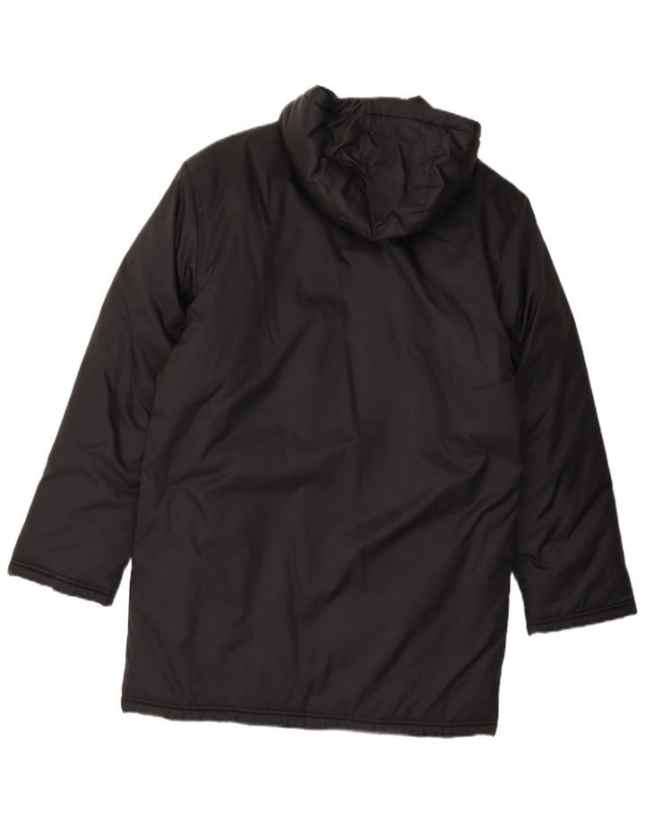 Adidas Abrigo acolchado holgado con gráfico para hombre UK 36 Small Black Nylon