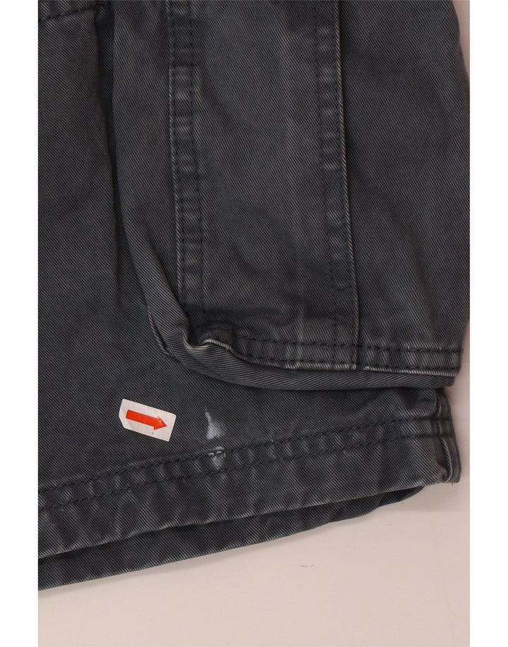 SUPERDRY Pantalones cortos cargo para hombre medianos W32 Algodón gris
