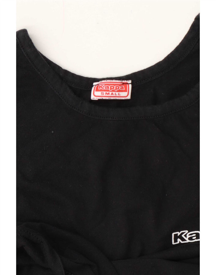 Kappa Mujer Chaleco Top UK 10 Small Negro