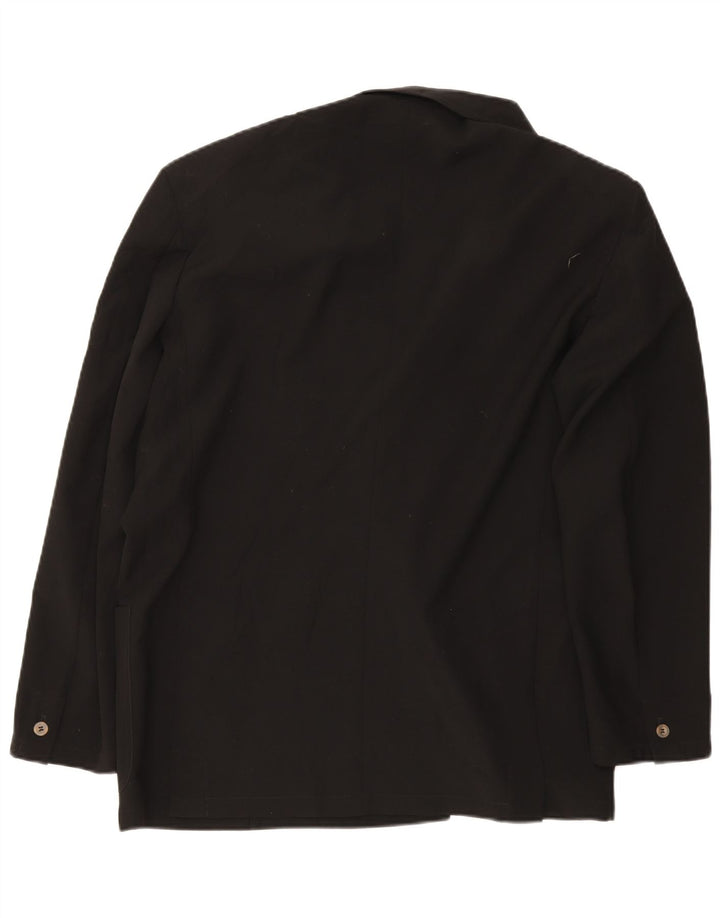 Pal Zileri Chaqueta tipo blazer con doble botonadura para hombre IT 52 XL Lana virgen negra
