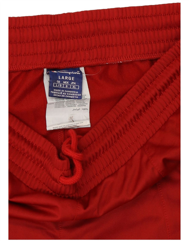 Champion Pantalones De Chándal Gráficos Para Hombre Poliéster Rojo Grande