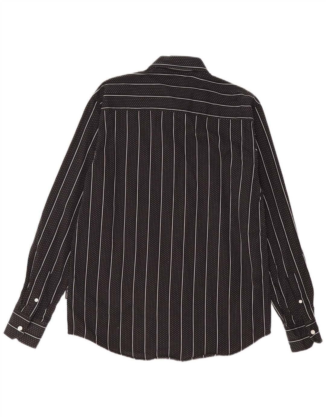 Pierre Cardin Camisa Regular Fit De Algodón A Rayas Negra Mediana Hombre