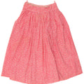 Falda acampanada vintage para mujer W28 Floral rosa medio