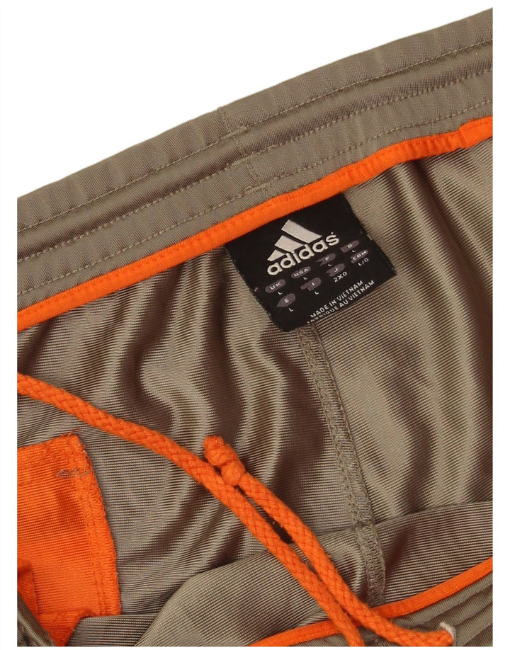 Pantalón De Chándal Adidas Hombre Grande Caqui Poliéster