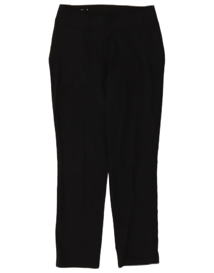 Columbia Pantalones Casuales Delgados para Mujer Pequeños W27 L27 Poliéster Negro