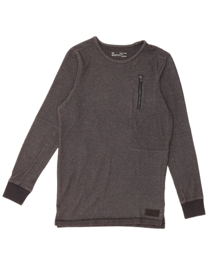 Camiseta Under Armour Hombre Manga Larga XS Gris