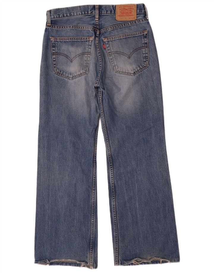 Levi's Hombre 527 Vaqueros Bootcut W30 L32 Algodón Azul