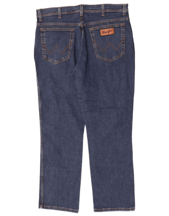 Wrangler Vaqueros Rectos Para Hombre W36 L30 Azul