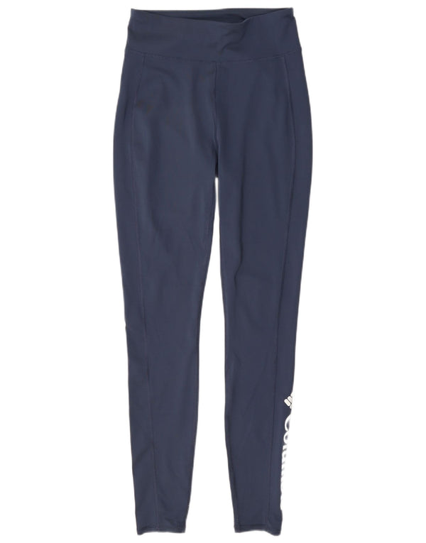 Columbia Leggings gráficos para mujer UK 40 Small Azul marino