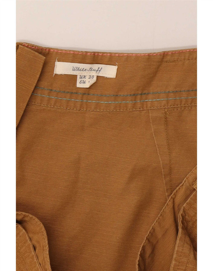 Falda tipo cargo para mujer de White Stuff UK 40 2XL W40 Beige Lyocell