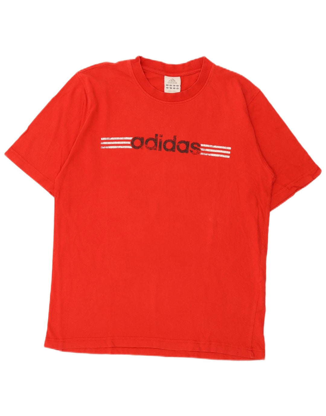 Adidas - Camiseta gráfica para hombre, color rojo medio, algodón