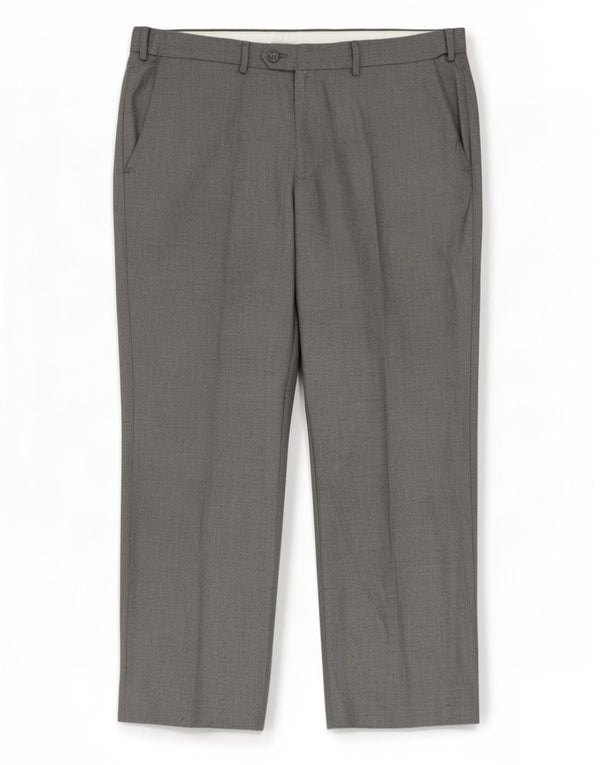 Marks & Spencer Pantalón de traje recto para hombre W38 L29 Poliéster azul