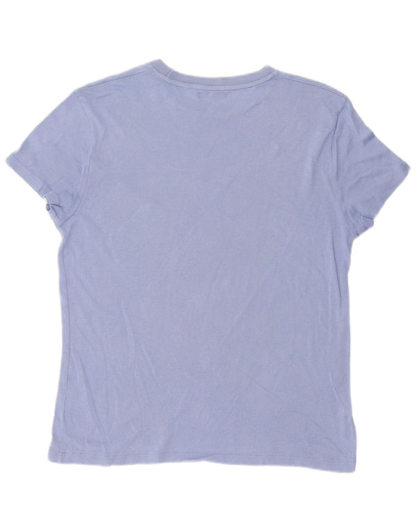 Zara Hombre Camiseta Top Small Azul Algodón