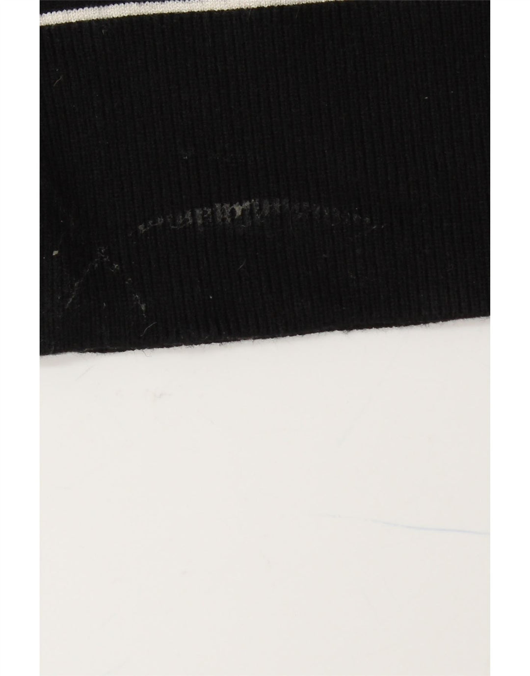 ZARA Mujer Vestido Jersey Manga Larga ES 40 XL Viscosa Rayas Negro