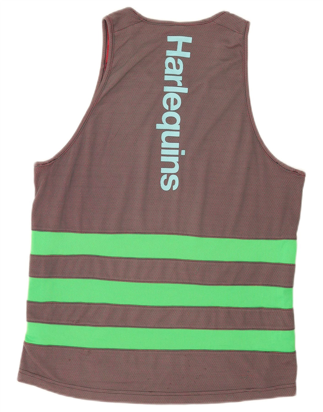 Adidas Hombre Graphic Vest Top Grande Gris Colorblock Poliéster