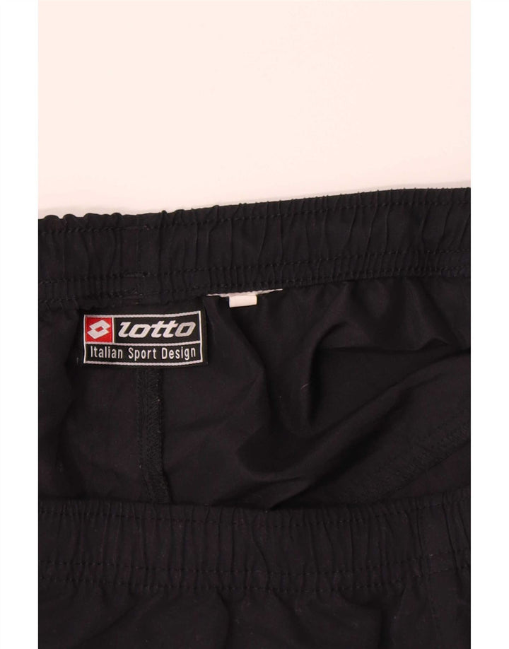 Pantalones cortos deportivos Lotto para hombre mediano negro