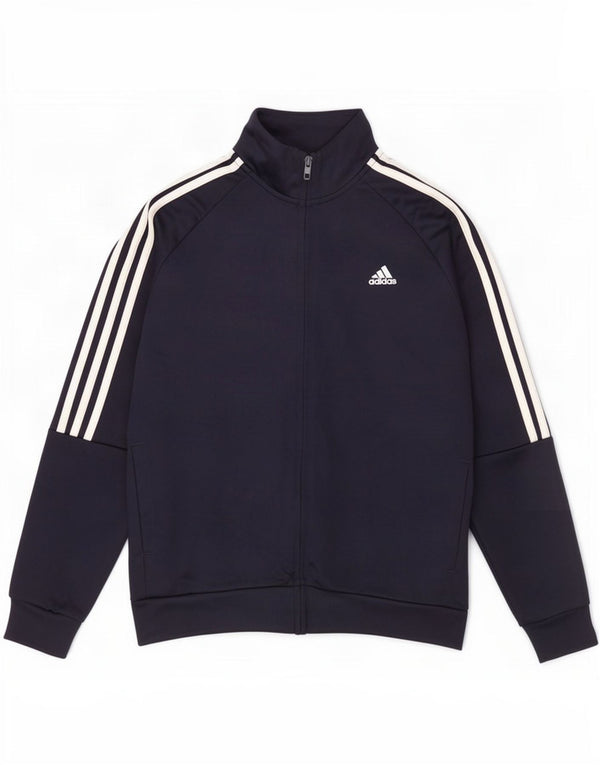 Adidas Chicos Aeroready Chándal Top Chaqueta 13-14 Años Azul Marino Poliéster