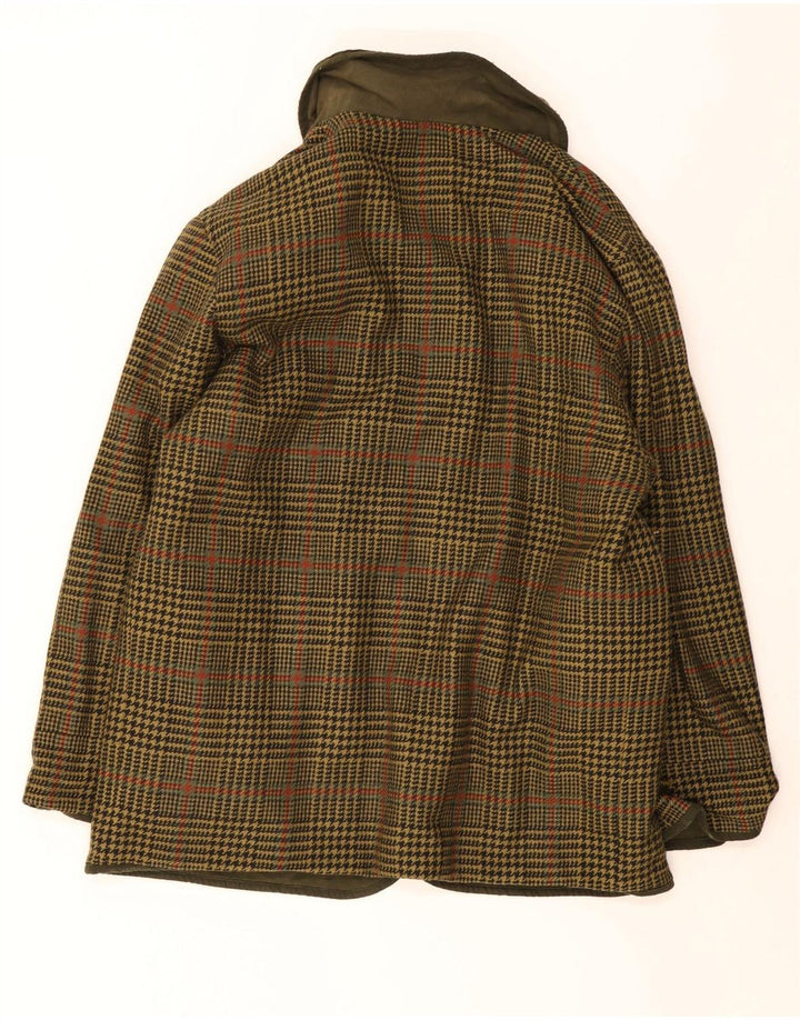 Burberrys Chaqueta reversible para hombre UK 40 Large Algodón caqui