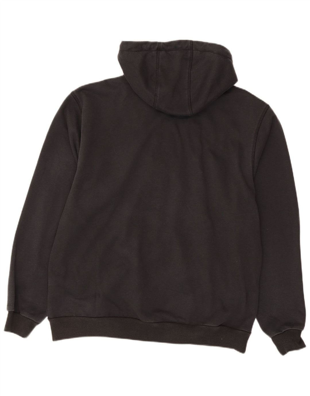 Carhartt Suéter con capucha y cremallera de ajuste relajado para hombre Poliéster negro grande