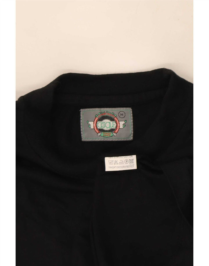 Ducati Camiseta gráfica para hombre Top Medium Black Cotton
