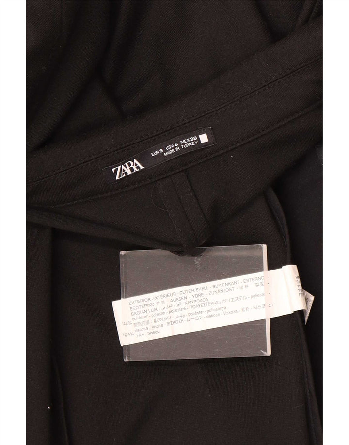 Zara Chaqueta tipo blazer con 1 botón para hombre UK 36 Small Poliéster negro