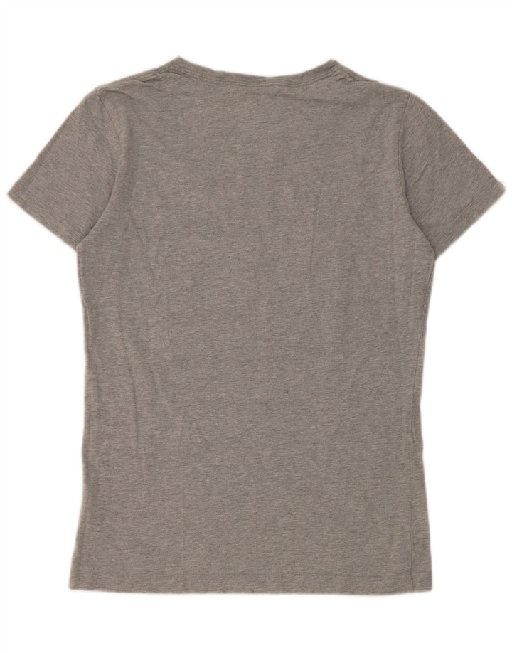 Puma - Camiseta gráfica para hombre, talla pequeña, algodón gris