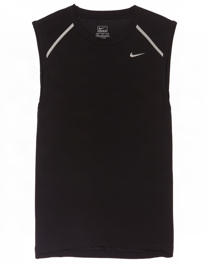 Nike Camiseta sin mangas para niño 13-14 años Negro