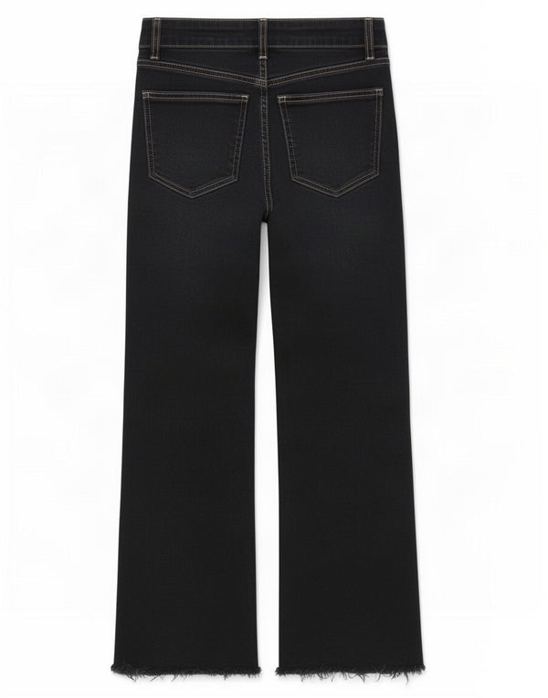 Zara Jeans Cortos Para Mujer EU 38 Small W28 L24 Negro