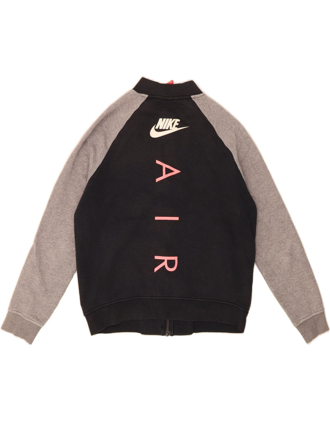 NIKE Mens Graphic Tracksuit Top Jacket Small Black Colourblock Cotton Vintage Nike and Second-Hand Nike from Messina Hembry 