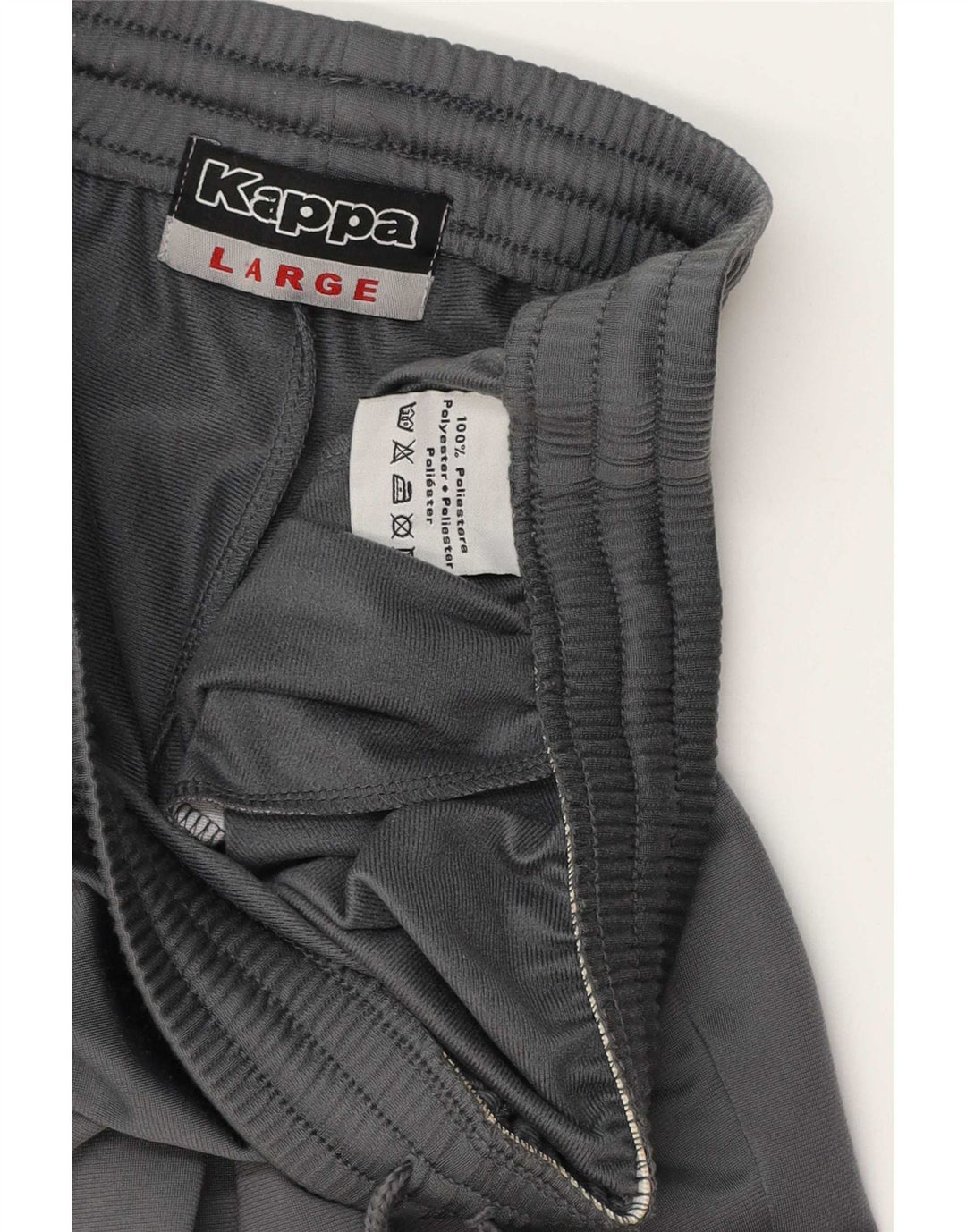 Pantalón De Chándal Kappa Hombre Grande Gris Poliéster