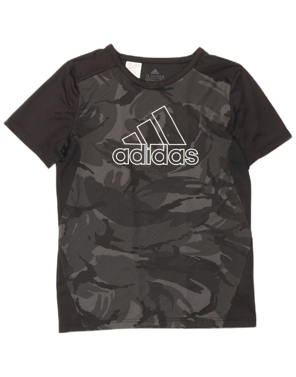 Adidas Camiseta gráfica para niño 13-14 años Negro Geométrico Deportes