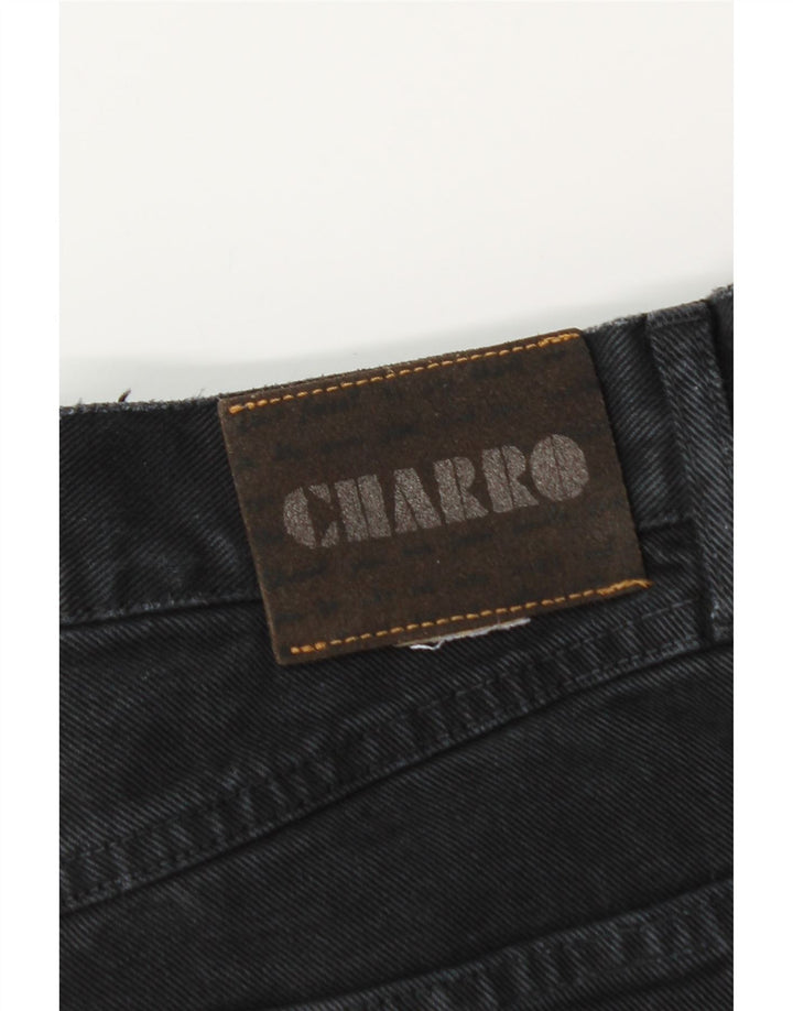 CHARRO Jeans cónicos para mujer Talla 32 W32 L32 Algodón negro