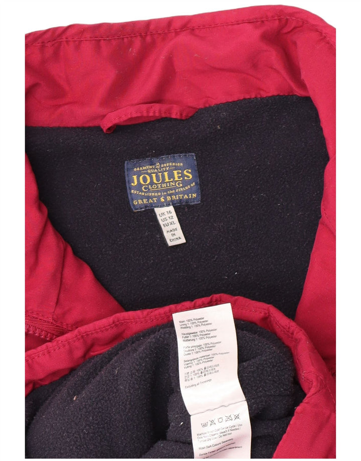 Chaleco acolchado para mujer Joules UK 46 Poliéster rosa grande