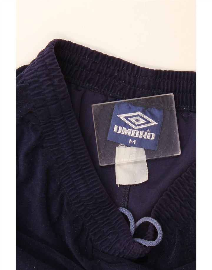 UMBRO Hombre Pantalones De Chándal De Terciopelo Joggers Medium Azul Marino