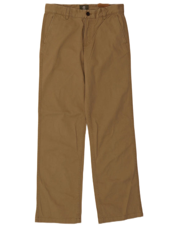 Timberland Pantalón chino de corte regular para hombre W30 L34 Algodón beige