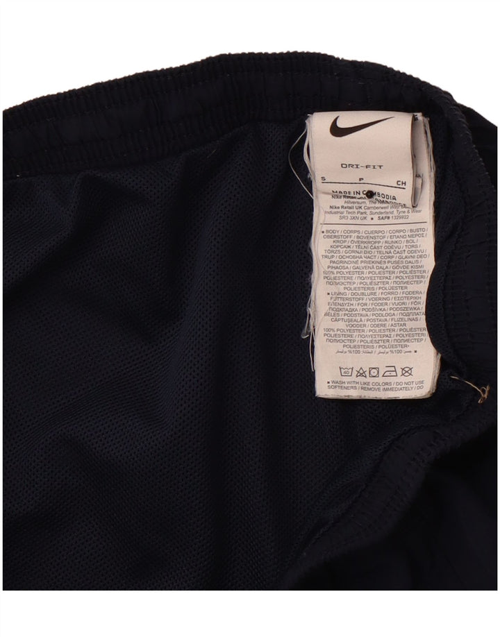 NIKE Hombre Dri Fit Chándal Pantalones Joggers Small Azul Marino Poliéster