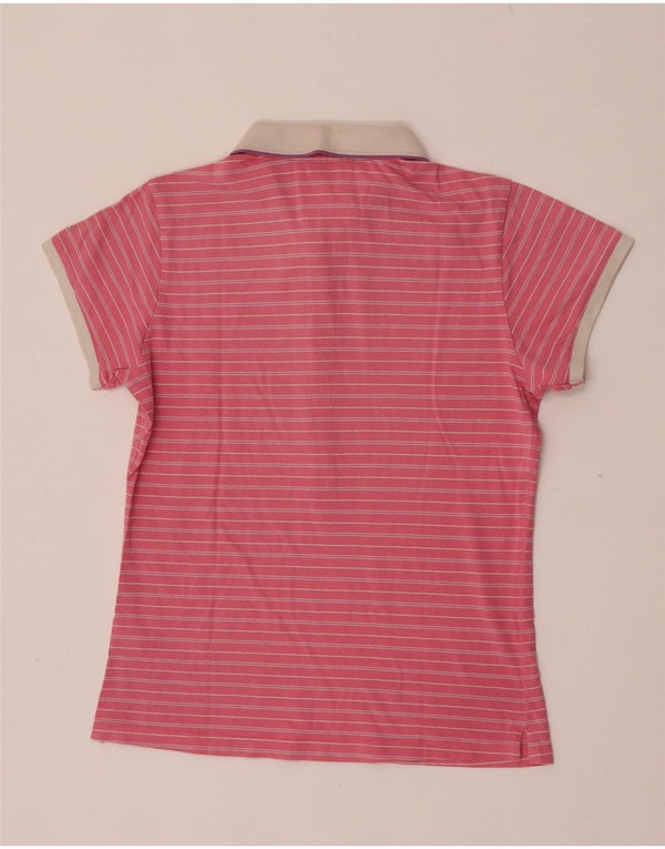 Champion Heritage Fit Polo para niña 13-14 años XL Algodón a Rayas Rosa