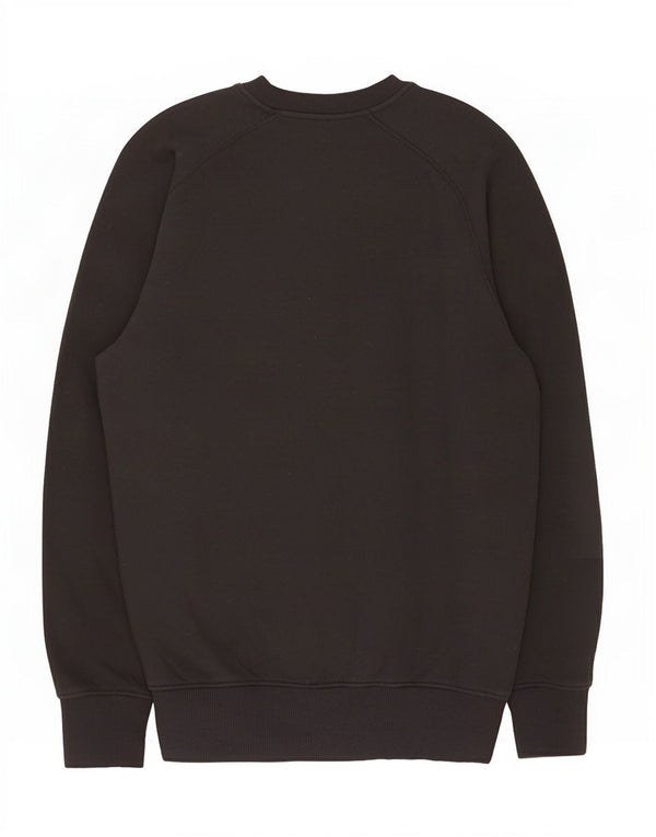 Zara Mujer Sudadera Extragrande Jersey UK 10 Small Algodón Negro