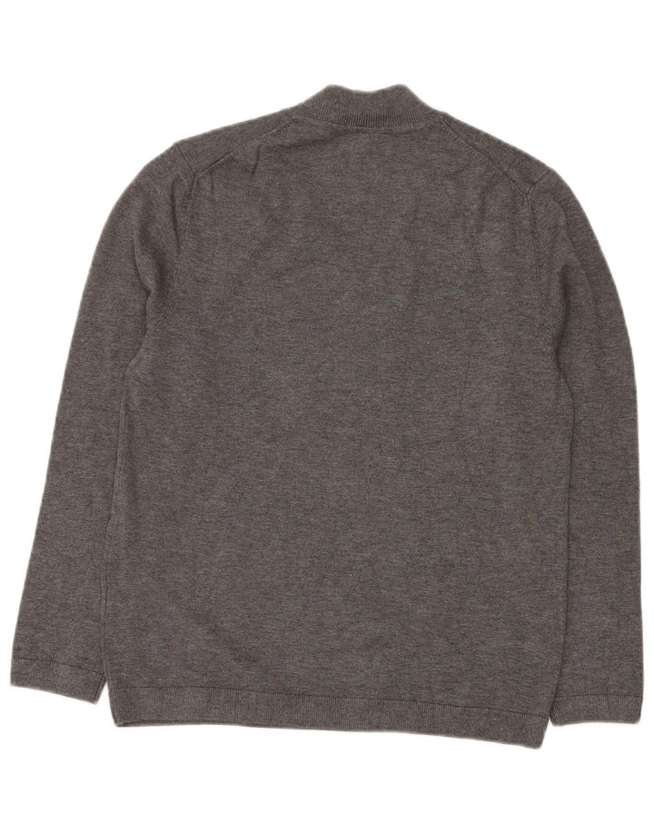 ZARA Jersey Cuello Alto Niño 13-14 Años Gris
