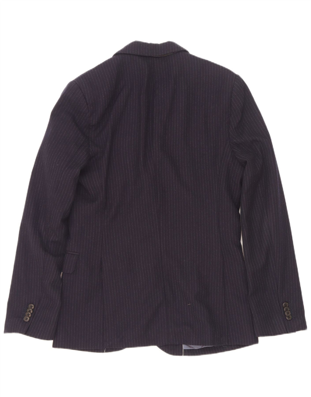 Gap Chaqueta tipo blazer de 2 botones para hombre UK 36 Small Lana a rayas azul marino