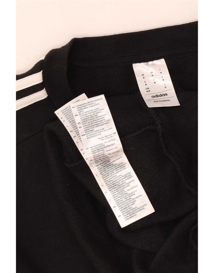 Adidas Hombre Sudadera Jumper Medium Negro Algodón