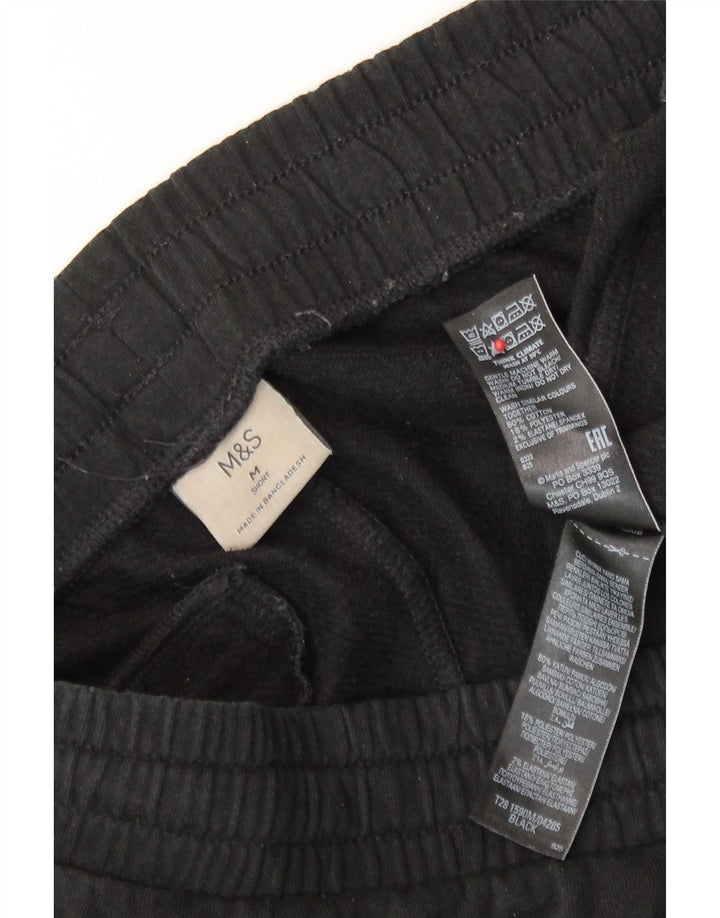 Marks & Spencer Pantalones De Chándal Para Hombre Algodón Negro Mediano