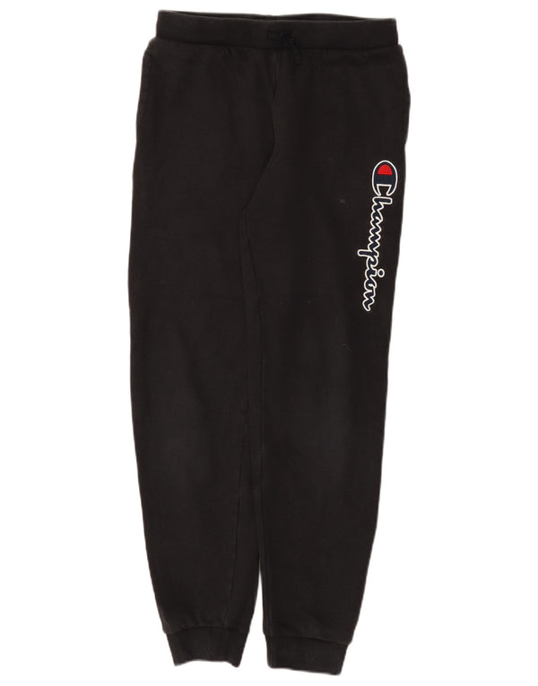 Champion Pantalones de chándal gráficos para niños 13-14 años XL Negro