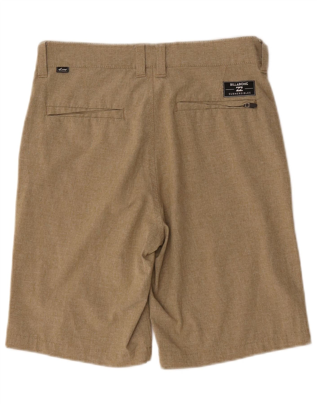 Billabong Mens Chino Shorts W28 Pequeño Poliéster Caqui
