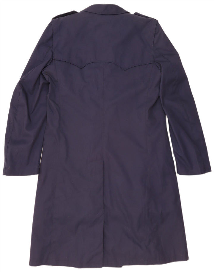 Gabardina vintage para hombre IT 48 Azul marino medio