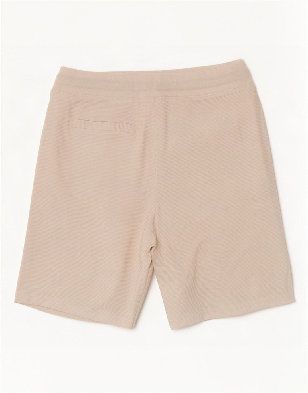 Zara Hombre Shorts Deportivos Pequeños Algodón Blanco A Rayas