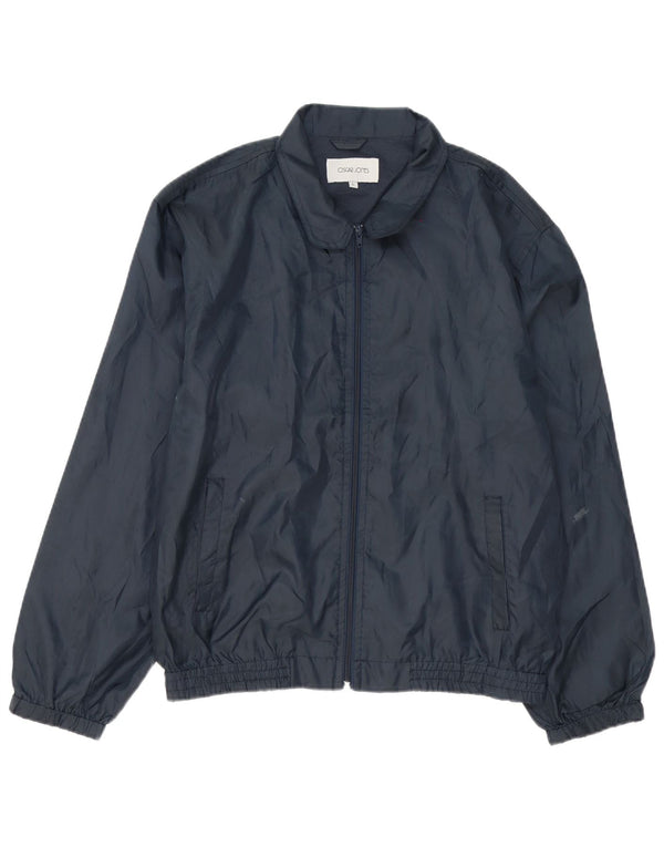 Oscar Jones Chaqueta Bomber para Hombre UK 40 Grande Azul Marino