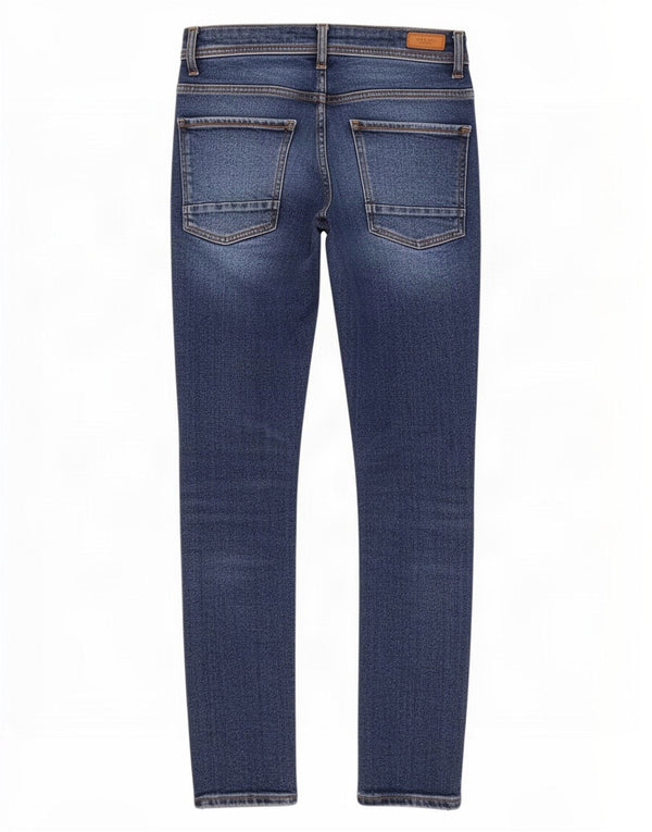 Zara Jeans ajustados para hombre EU 38 Small W30 L29 Algodón azul