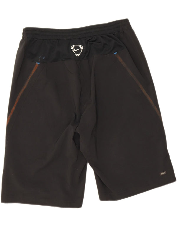 Nike Pantalones cortos deportivos Dri Fit para hombre, talla mediana, negro